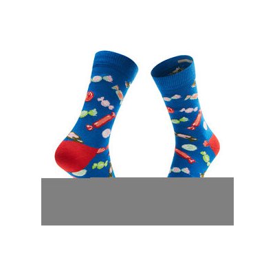 Happy Socks Vysoké dětské ponožky KCAN01-6300 Tmavomodrá