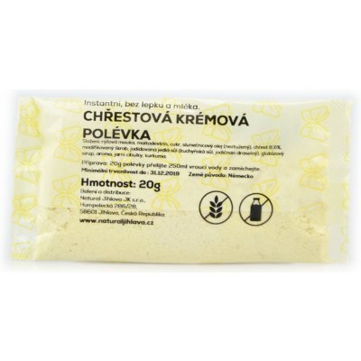 Natural Jihlava instantní polévka krémová chřestová bezlepková 20 g