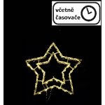 Nexos Vánoční dekorace na okno 50 LED hvězda – Hledejceny.cz