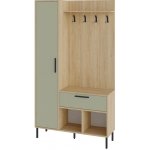 Marckeric Heidy předsíňová sestava přírodní zelená – Zboží Dáma