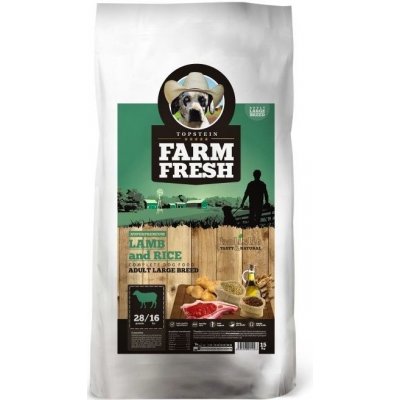 Topstein Farm Fresh Lamb & Rice Large Breed 15 kg