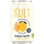 Kult Kefir Bio Vodní kefir s příchutí citronu a zázvoru 330 ml – Zboží Dáma