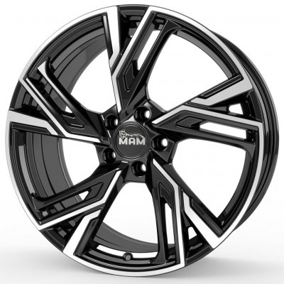 MAM RS5 8x18 5x112 ET45 black polished – Hledejceny.cz