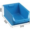 Úložný box Allit Plastové boxy na drobný materiál 310x500x200 mm modré