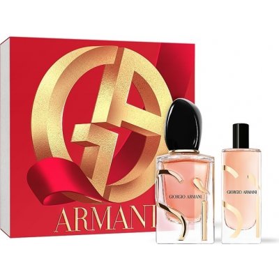 Armani Sí Intense Dárková sada dámská parfémovaná voda 50 ml a dámská parfémovaná voda 15 ml – Zbozi.Blesk.cz