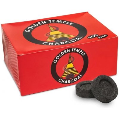 Golden Temple Uhlíky na vykuřování 33 mm 10 ks – Zboží Dáma