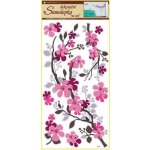 Room Decor Samolepky na zeď purpurovo-fialová větvička 69 x 32 cm 1 kus – Zboží Dáma
