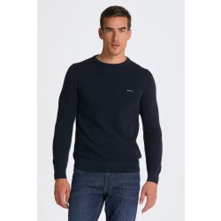 Gant Cotton Pique C-neck modrá