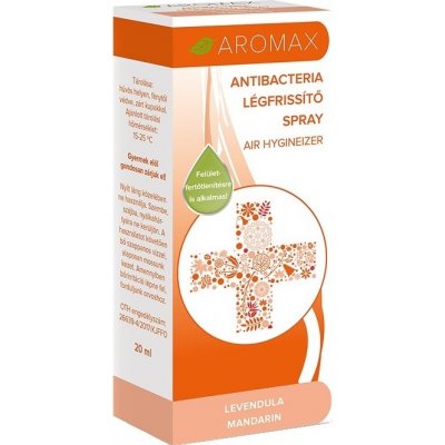 Aromax Antibacteria Osvěžovač vzduchu ve spreji Levandule, Mandarinka 20 ml