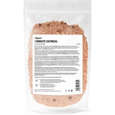 Vilgain Minutová ovesná kaše čokoláda 400 g – Zboží Dáma