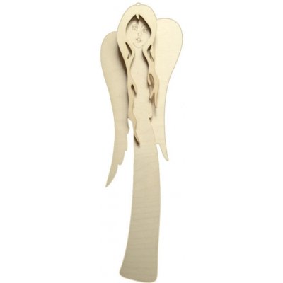 Dřevotéka Dřevěný anděl 30 cm – Hledejceny.cz