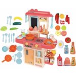 BB-Shop 136005 Toys dětská kuchyňka se zvuky a tekoucí vodou oranžová barva – Zboží Mobilmania