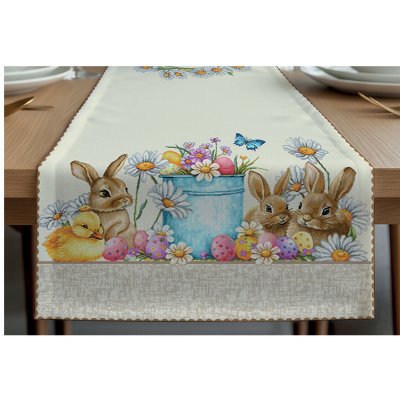 Mondo Italia Velikonoční gobelínový běhoun MI01 Vícebarevná 45x140 cm – Hledejceny.cz