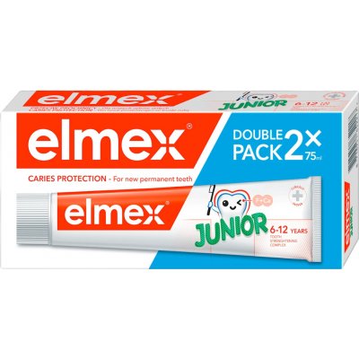 Elmex dětská Junior Duopack 2 x 75 ml – Hledejceny.cz