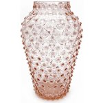 Váza 21cm – Hobnail – Ananas – růžová – Hledejceny.cz