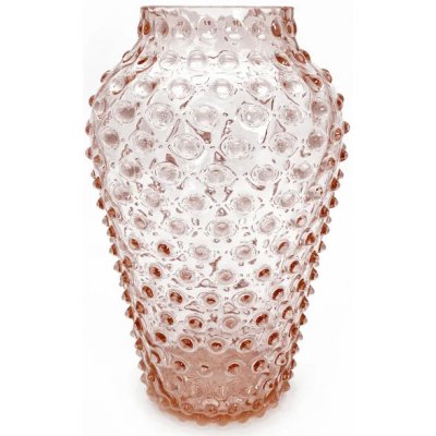 Váza 21cm – Hobnail – Ananas – růžová – Hledejceny.cz