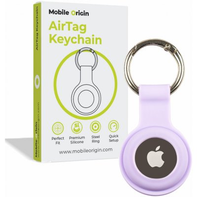 Mobile Origin AirTag klíčenka Fialová FRL-ATKC-PUR – Sleviste.cz