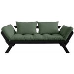 Bebop by Karup 75*180 cm black černá + futon olive green 756