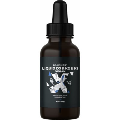 BrainMax KIDS Vegan Liquid D3 & K2 & K1 30 ml – Hledejceny.cz