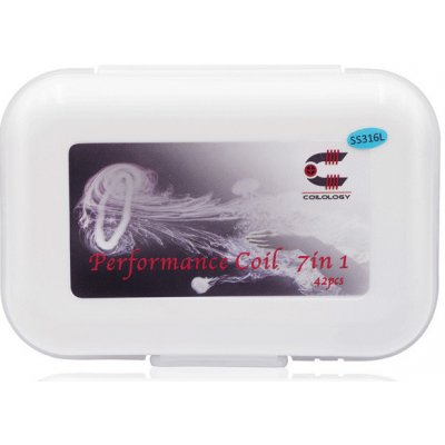 Coilology Sada předmotaných spirálek Performance Coil 7v1 SS316L 42ks – Sleviste.cz