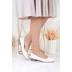 Cathay moda třpytivé baleríny 3710-8WH bílé – Sleviste.cz