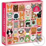 GALISON Čtvercové Kočky ve vánočním 500 dílků – Zbozi.Blesk.cz