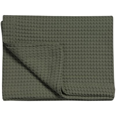 Vandyck přehoz na postel Home Piqué waffle Earth green 160 x 250 cm – Sleviste.cz