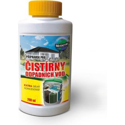 Bioenzym pro čistírny odpadních vod - extra silný koncentrát (200 ml) – Sleviste.cz