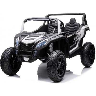 Mamido elektrické autíčko Buggy UTV Strong 24V nafukovací kola bílá – Zbozi.Blesk.cz