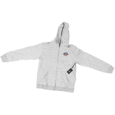 BRIXTON Garth Zip Hood Fleece Heather Grey