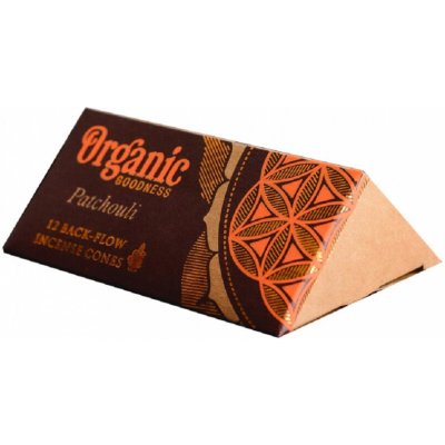 Organic vonných kuželů se zpětným tokem Patchouli 12 ks – Sleviste.cz