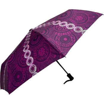 Blooming Brollies dámský skládací plně automatický deštník fialový