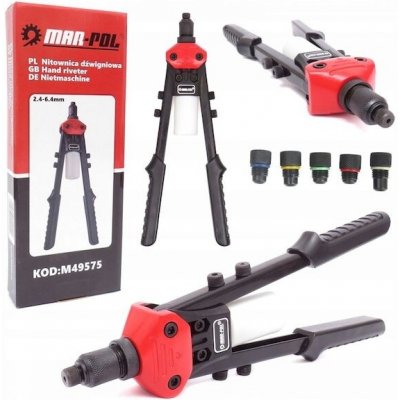 Čelní nýtovací kleště PROFI 2,4-6,4mm MAR-POL – Sleviste.cz