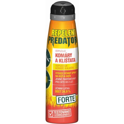 Predator Forte repelent Deet 25% spray 150 ml – Zbozi.Blesk.cz