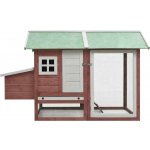 vidaXL kurník moka z masivního borovicové a jedlového dřeva 170 x 81 x 110 cm – Sleviste.cz