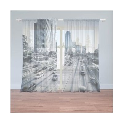 Sablio Záclony Městská silnice: 2ks 150x250cm – Hledejceny.cz