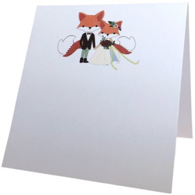 Svatba-eshop Svatební jmenovka bílá s lištičkami vysoká – Zboží Dáma