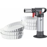 Küchenprofi Deluxe flambovací pistole + 6 ks porcelánové misky – Zboží Dáma