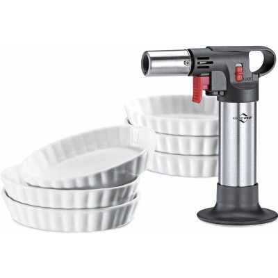 Küchenprofi Deluxe flambovací pistole + 6 ks porcelánové misky – Zboží Dáma