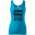 Dobrý Triko dámské tílko s potiskem Zrození legendy měsíce Tyrkysová – Zboží Mobilmania