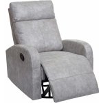Mendler TV křeslo HWC-A54 Premium relaxační houpací křeslo otočné Látka/textil světle šedá