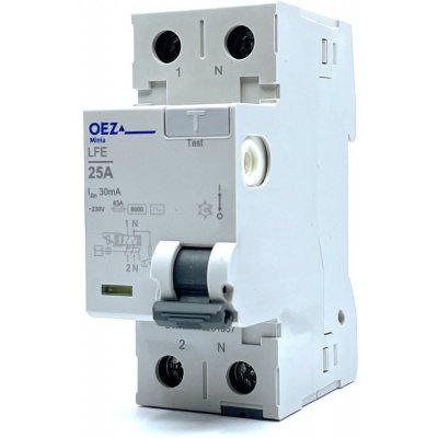 OEZ Proudový chránič LFE 25A / 2/003 LFE 25A/2/003 – Hledejceny.cz