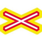 Doravní značka A32c - Výstražný kříž pro železniční přejezd jednokolejný – Hledejceny.cz