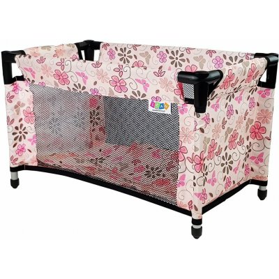 LEAN Toys Alice Pink v květinové postýlce pro panenky – Zboží Dáma