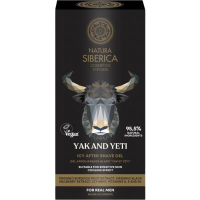 Natura Siberica For Men Yak And Yeti Icy After Shave Gel 150 ml – Zboží Dáma