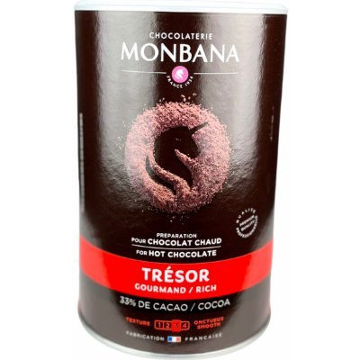 Monbana Trésor horká čokoláda 1000 g – Zbozi.Blesk.cz