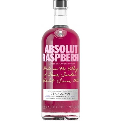 Absolut Raspberry 38% 1 l (holá láhev) – Zbozi.Blesk.cz