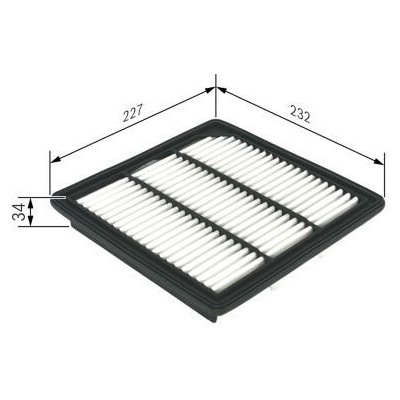 Vzduchový filtr BOSCH F 026 400 407 – Hledejceny.cz