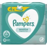 Pampers Sensitive Vlhčené ubrousky 4 x 52 ks = 208 ks – Sleviste.cz