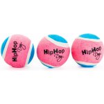 HIPHOP DOG neonový ve tmě svítící tenis. míč pískací 5 cm 3 ks/bal – Zboží Dáma